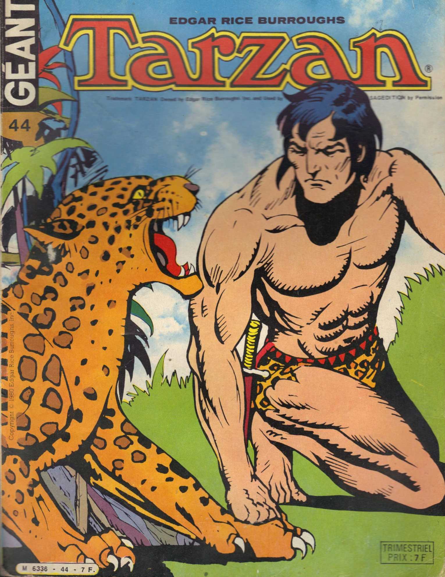Scan de la Couverture Tarzan Gant n 44